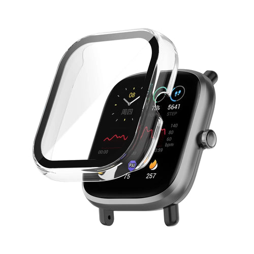 Funda para Amazfit Bip U (Pro) con cristal