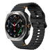 Samsung Galaxy Watch Ultra 2 Wave Silicone Strap (Black)
