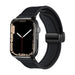 Correa Cuero D-buckle Apple Watch (negro)