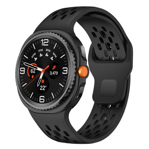 Correa silicona Air Samsung Galaxy Watch 8 Classic (negro)