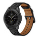 Polar Pacer Leather Strap with Screw (Black)