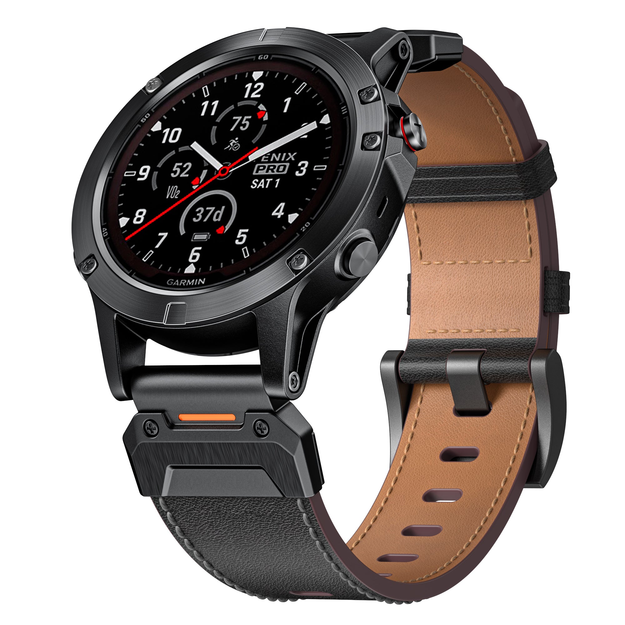 Correa cuero auténtica Amazfit T-Rex Ultra 2 (negro)