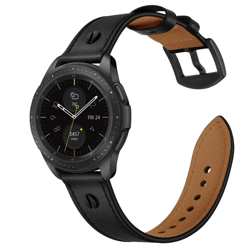 Polar Vantage V3 Leather Strap with Screw (Black)