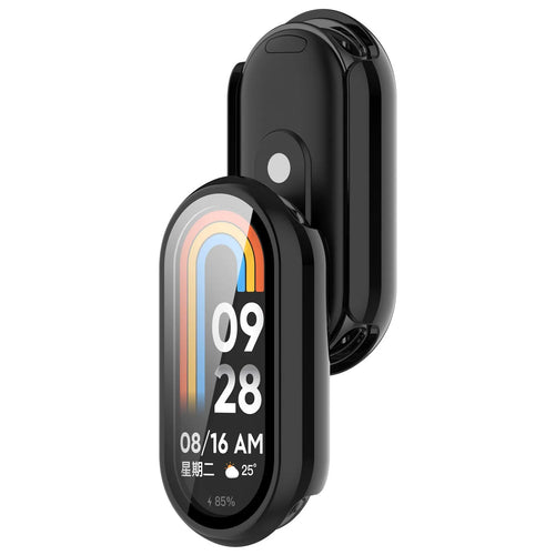 Funda resistente con vidrio Xiaomi Smart Band 10 (negro)