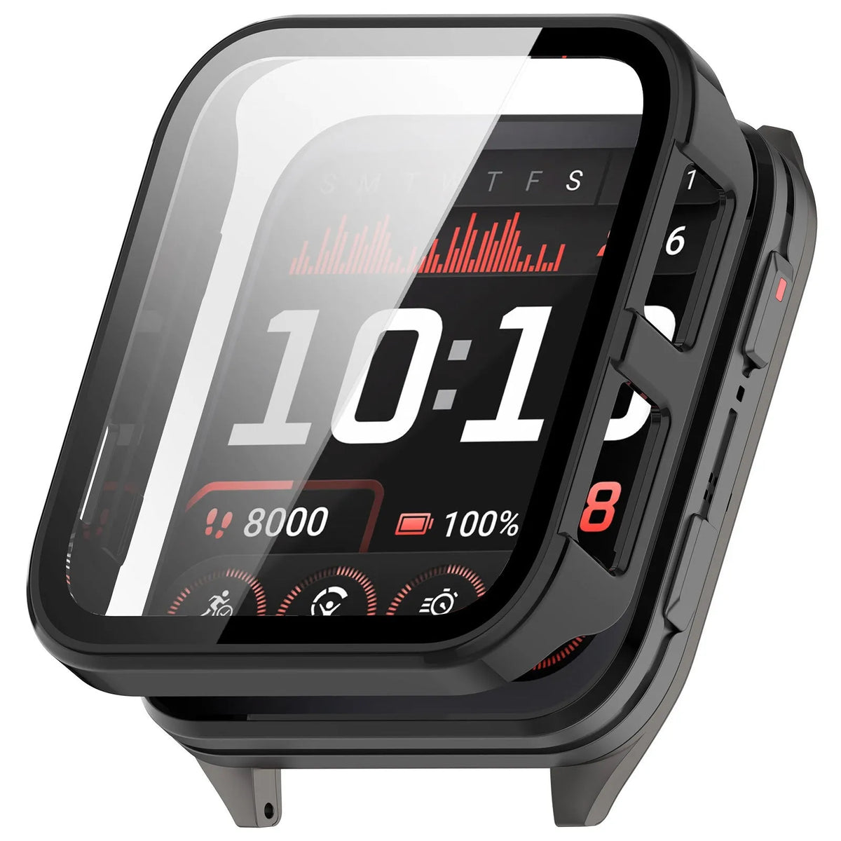 Funda con vidrio duro Garmin Venu X1 (negro)