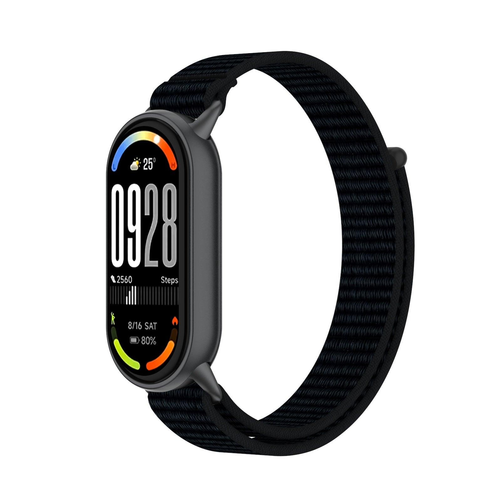 Correa nylon moderna Xiaomi Smart Band 8 (negro)