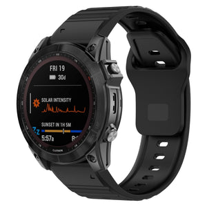Correa silicona Outdoor Garmin Fenix 8 Pro - 51mm (negro)