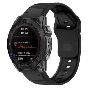 Correa silicona 'Outdoor' Garmin Forerunner 970 (negro)