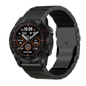 Garmin Quatix 8 - 51mm Titanium Hybrid Strap (Black)