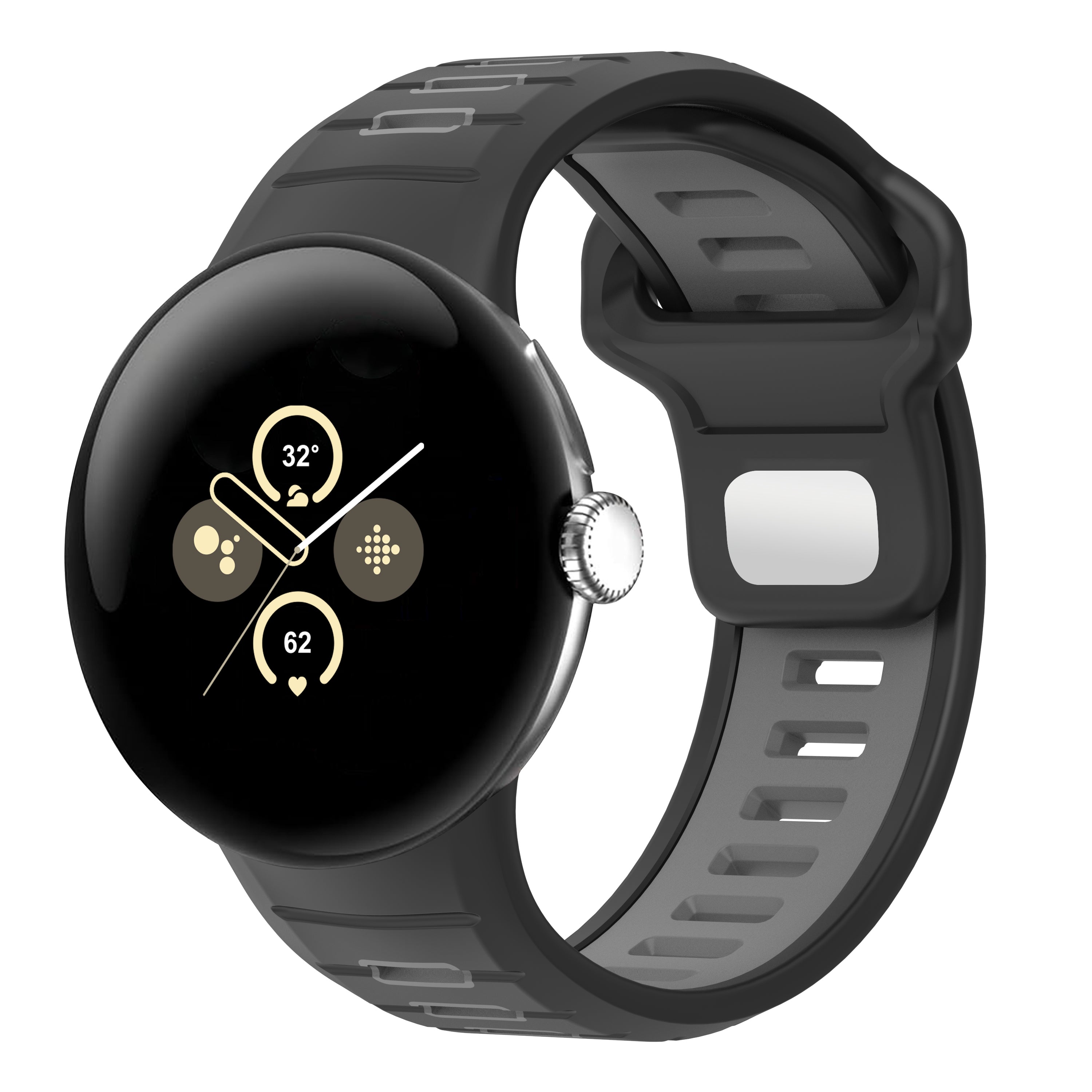 Correa deportiva Outdoor Google Pixel Watch 4 - 45mm (negro/gris)