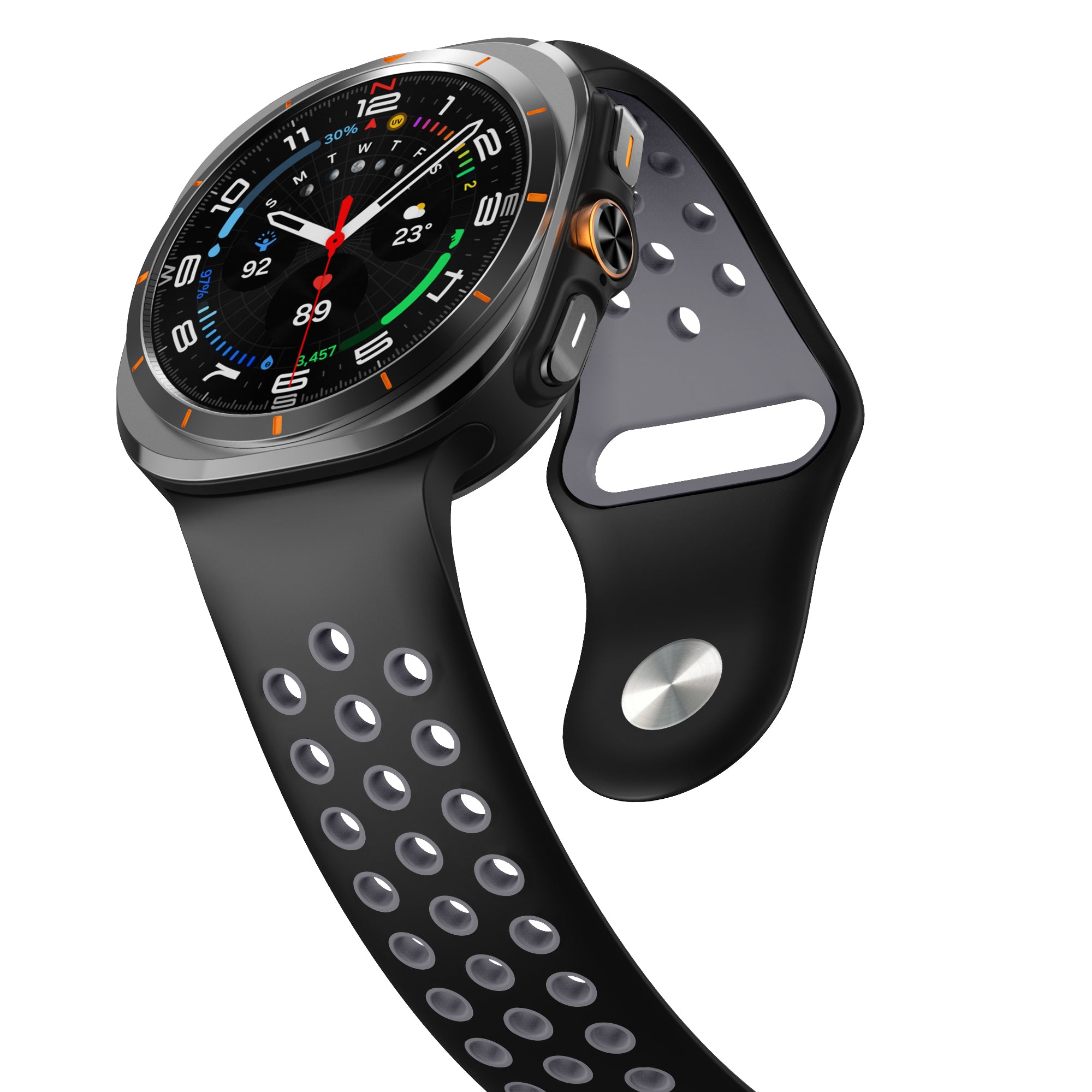 Correa deportiva Samsung Galaxy Watch Ultra (negro/gris)