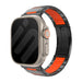 Correa acero híbrido Apple Watch Ultra (negro/naranja)
