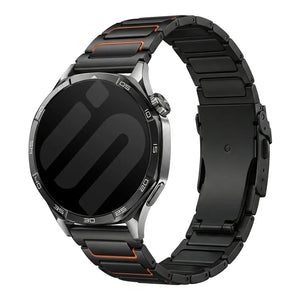 Huawei Watch GT 7 Pro Turtle Titanium Strap (Black/Orange)