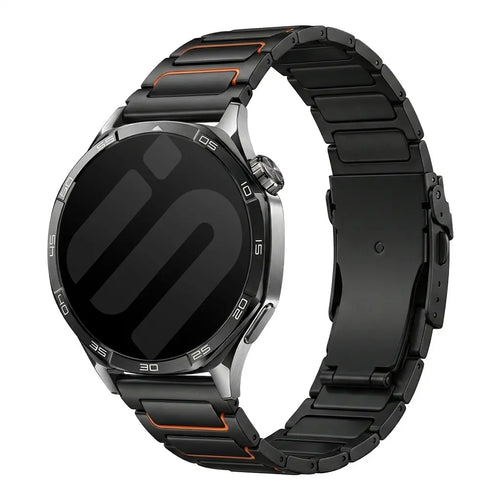 Huawei Watch GT 7 Pro Turtle Titanium Strap (Black/Orange)