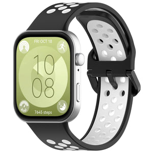 Correa deportiva Huawei Watch Fit 5 Pro (negro/blanco)