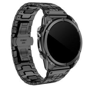 Garmin Instinct 2x Steel 'Iron' Strap (Black)