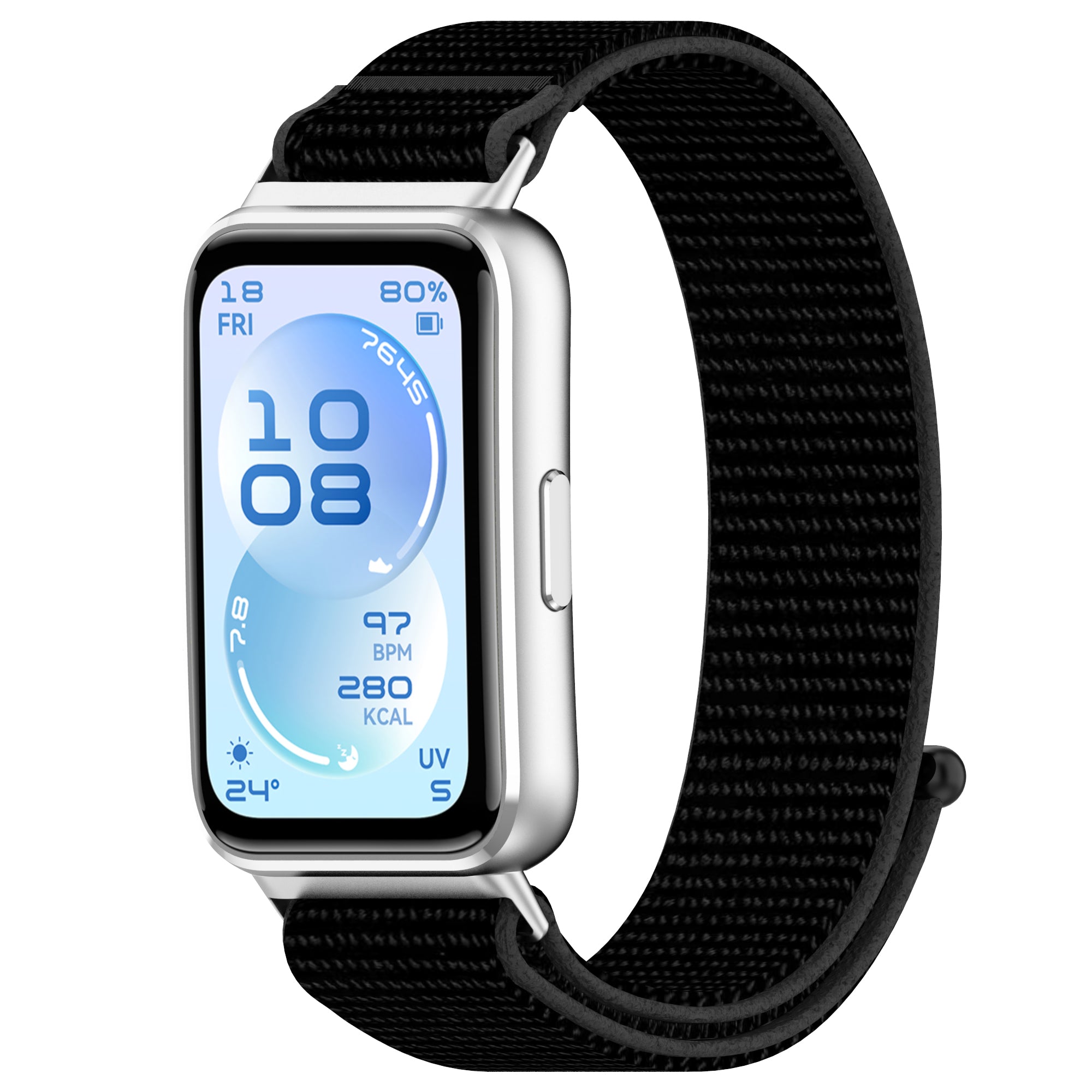 Correa nylon Huawei Band 11 Pro (negro)