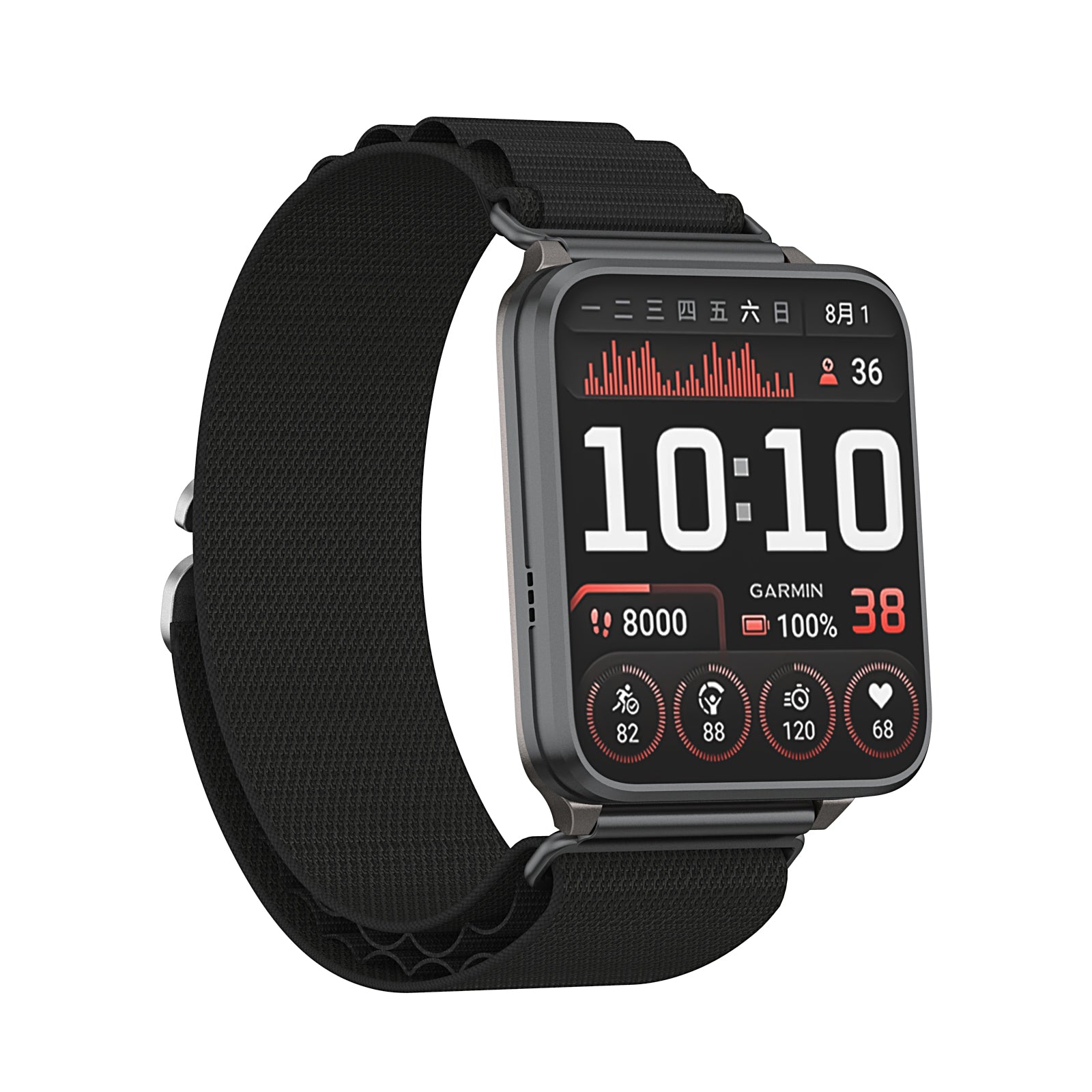 Universal 24mm Alpine Nylon Strap (Black)