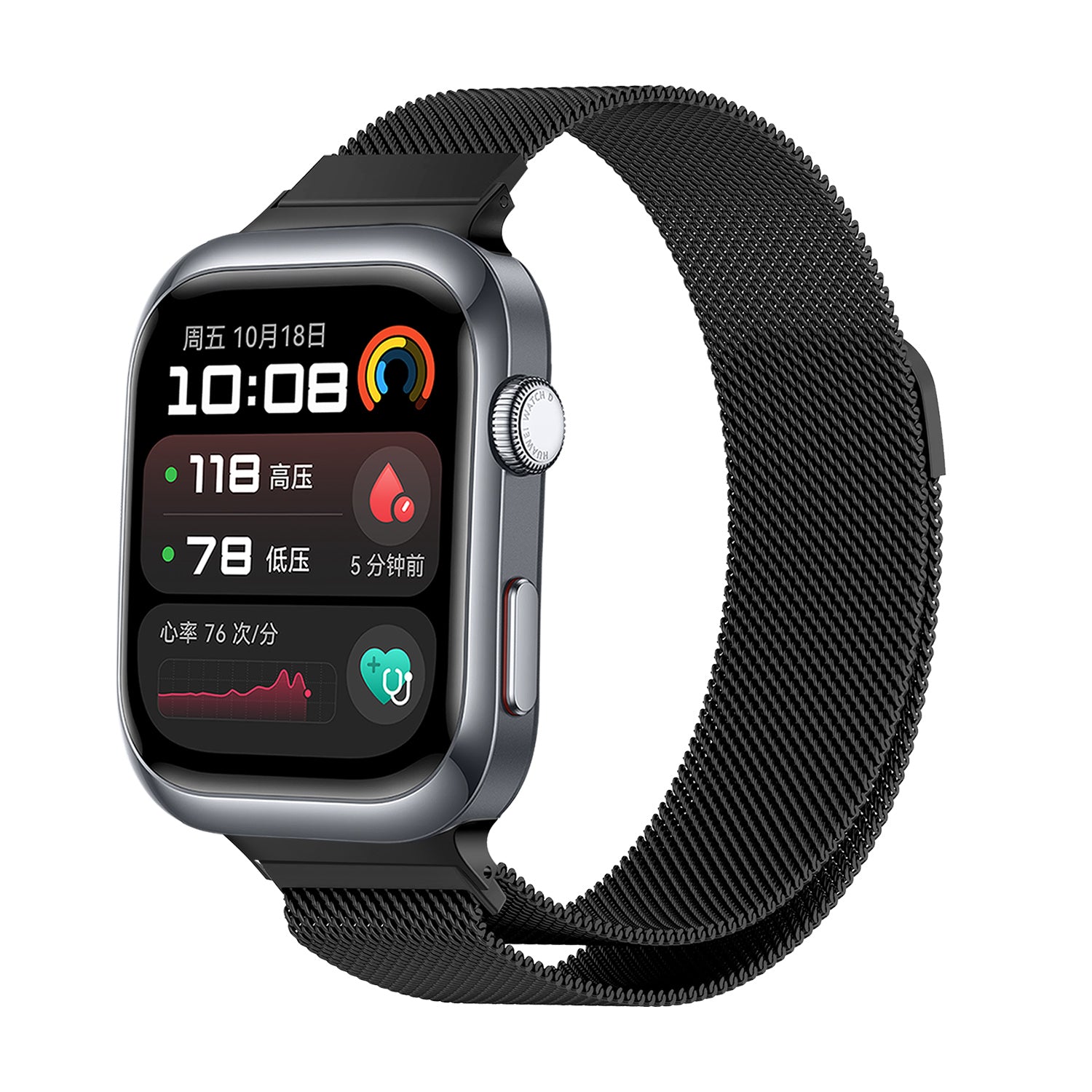 Correa milanesa Huawei Watch D2 (negra)