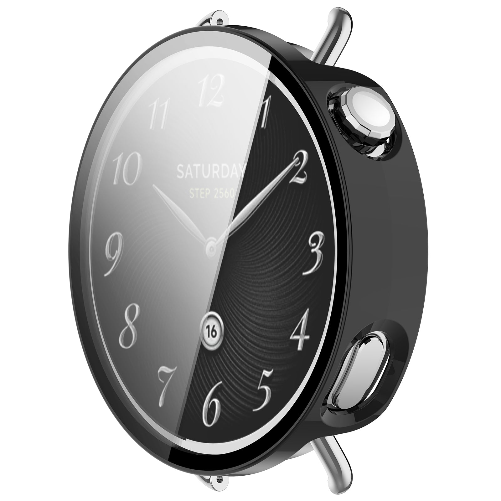 Funda PC con vidrio Xiaomi Watch S4 - 41mm (negro)