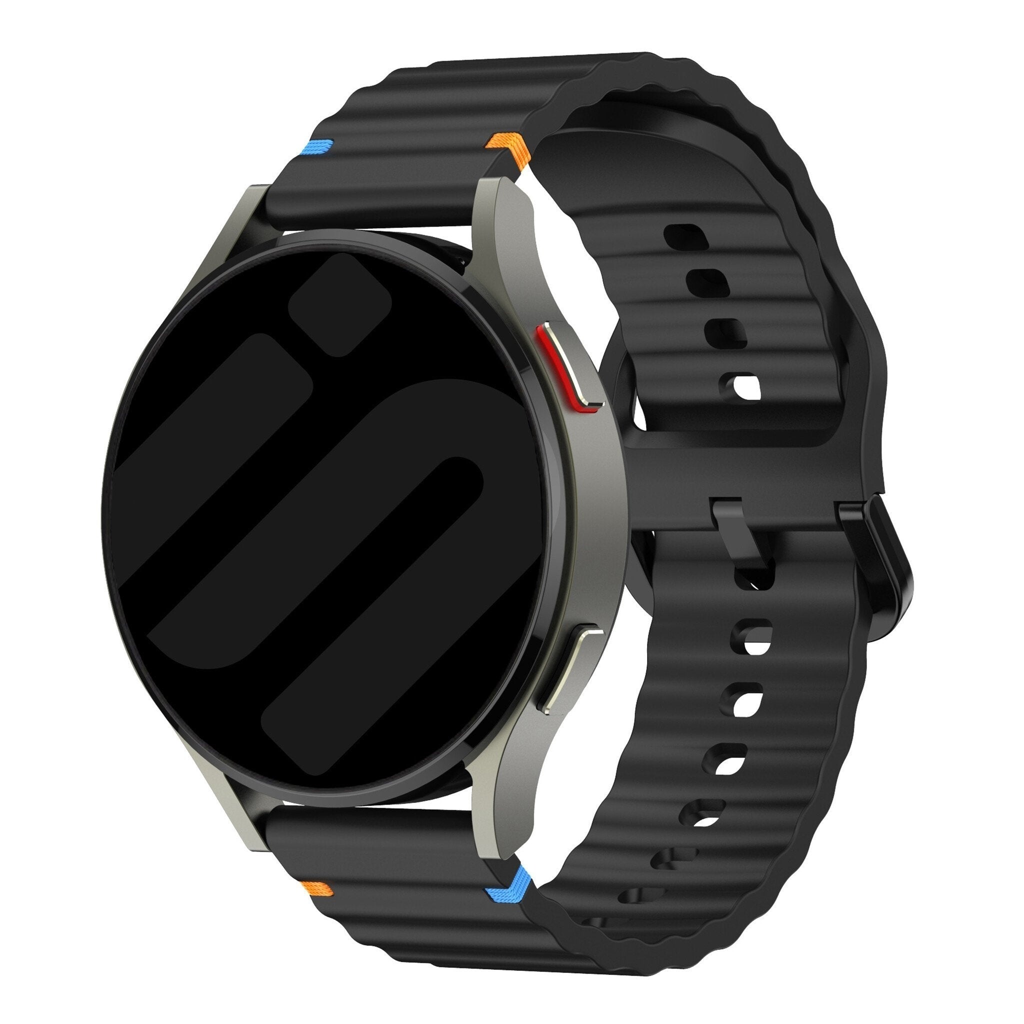 Correa silicona Ondulada CMF Watch Pro 3 (negro)