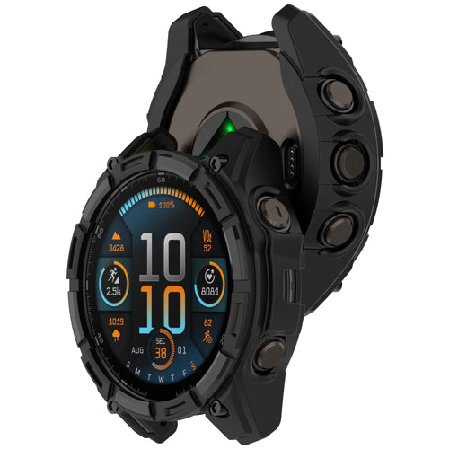 Funda resistente TPU Garmin Quatix 8 - 51mm (negro)