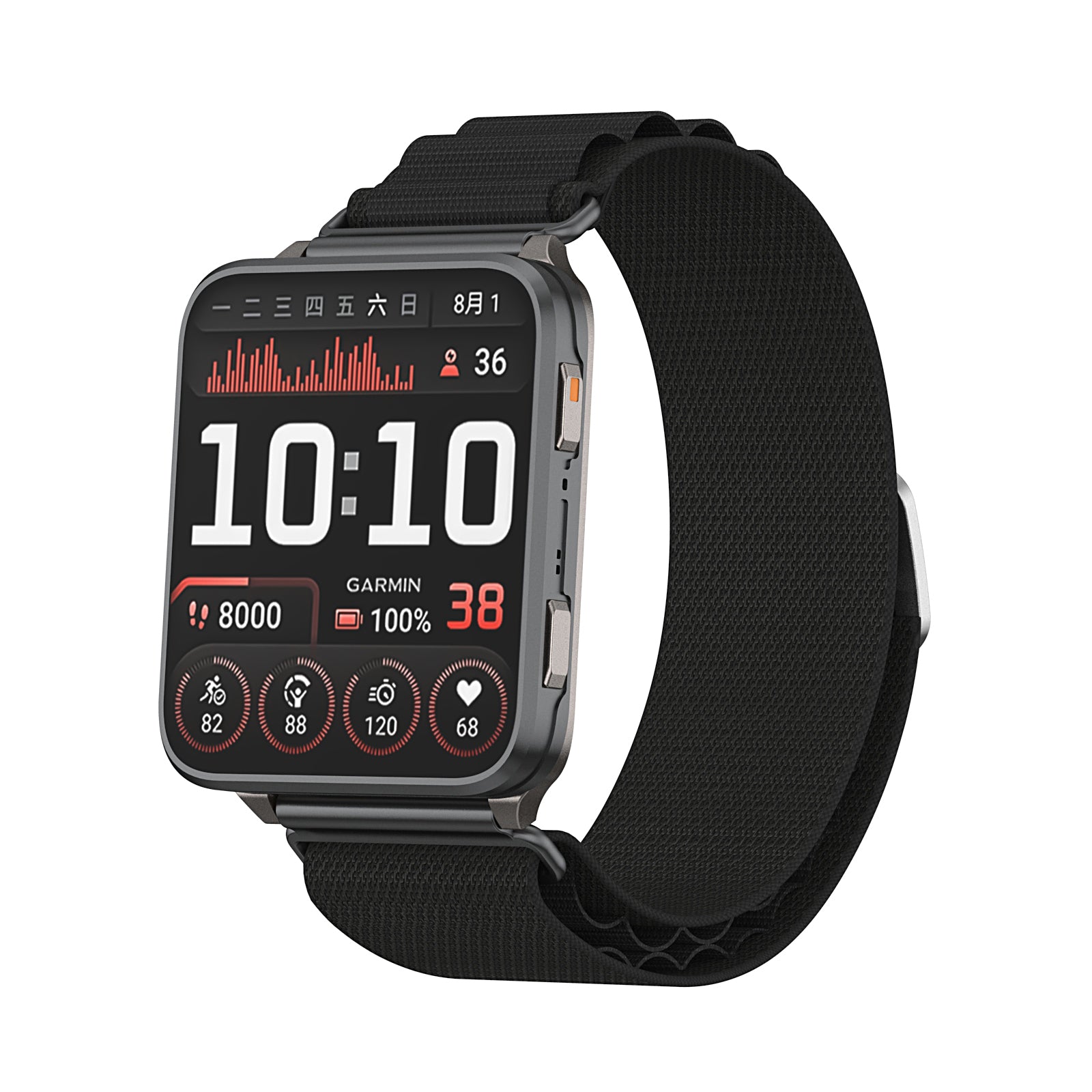 Universal 24mm Alpine Nylon Strap (Black)