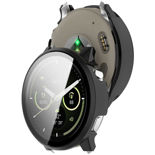 Funda dura con vidrio Garmin Venu 4 - 45mm (negro)