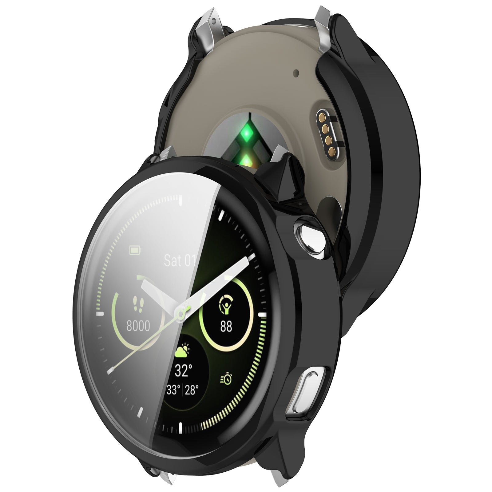 Funda TPU Garmin Venu 4 - 45mm (negro)