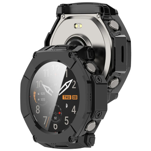Amazfit T-Rex Ultra 2 PC Case with Glass (Black)