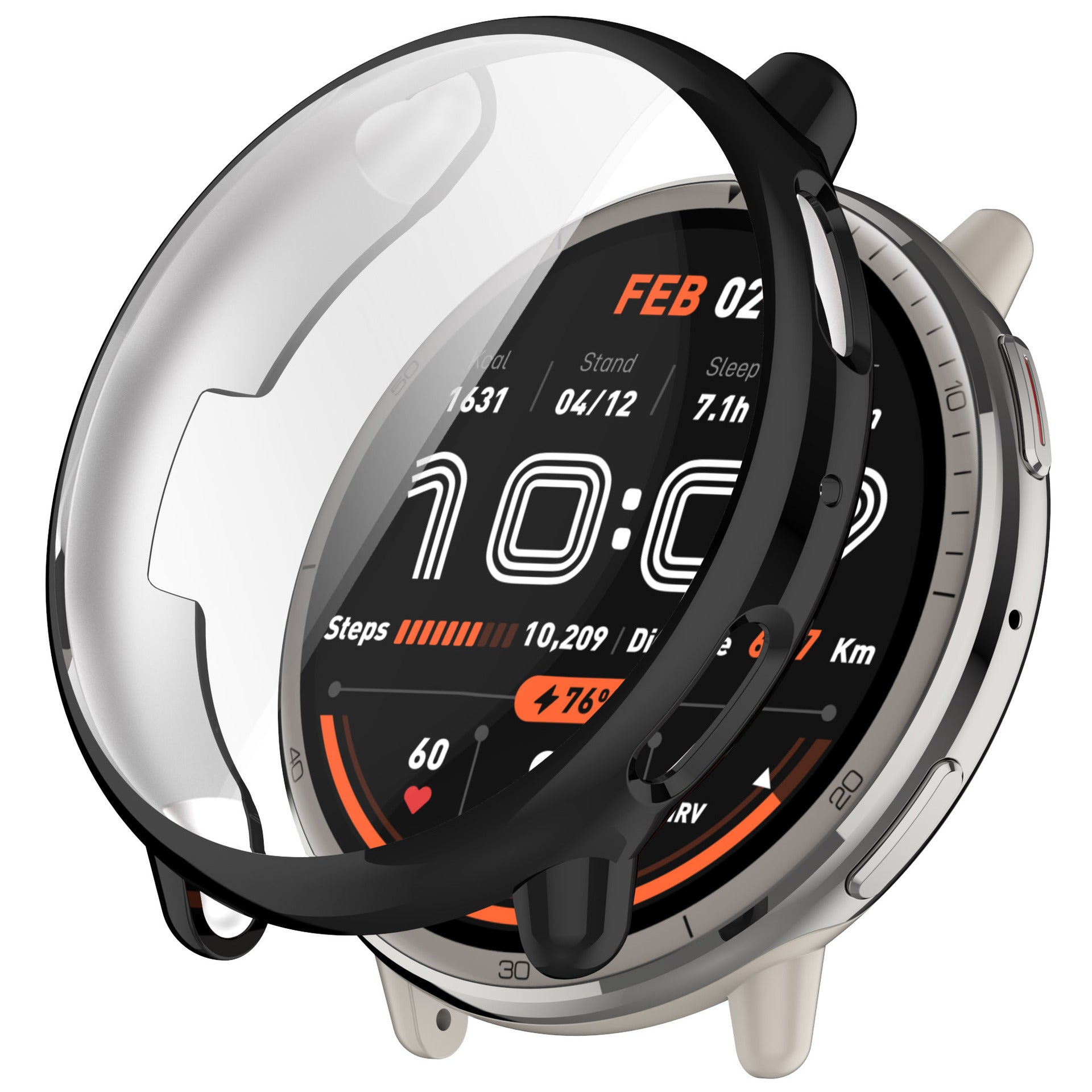 Funda de TPU para Amazfit Active 2 (negro)