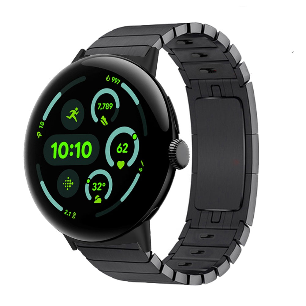 Google Pixel Watch 3 - 45mm Premium Metal Link Strap (Black)