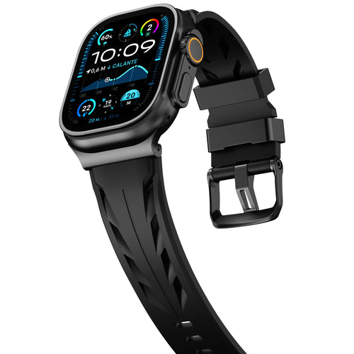 Apple Watch Race Silicone Strap (Black)