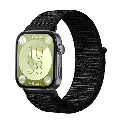 Correa nylon Huawei Watch Fit 3 (negro)