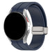 Correa silicona D-Buckle Samsung Galaxy Watch 6 Classic 43mm (azul oscuro)