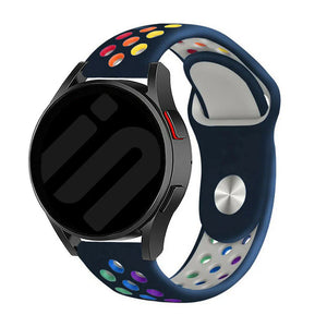 Oppo Watch X Sport  Strap (Dark Blue/Colourful)