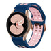 Correa cuadrada deportiva Samsung Galaxy Watch 4 44mm (azul/rosa)