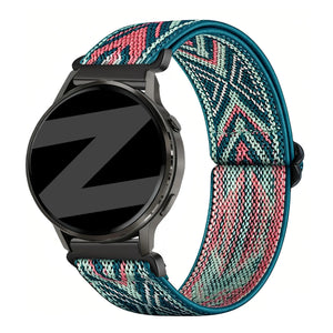 Bandz Correa nylon elástica Amazfit Cheetah 2 Pro (mezcla azul)