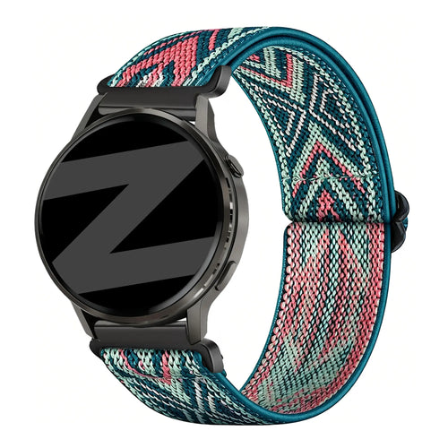 Bandz Correa nylon elástica Amazfit Cheetah 2 Pro (mezcla azul)
