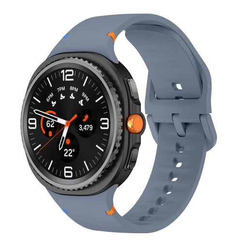 Samsung Galaxy Watch 9 - 40mm Silicone Strap (Grey-Blue)