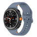 Samsung Galaxy Watch 9 - 44mm Silicone Strap (Grey-Blue)