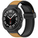 Correa cuero híbrida Samsung Galaxy Watch Ultra (marrón claro)