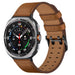 Samsung Galaxy Watch Ultra 2 Double Pin Leather Strap (Brown)