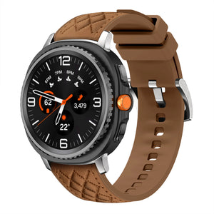 Correa cuero híbrida diamond Samsung Galaxy Watch 9 - 40mm (marrón)