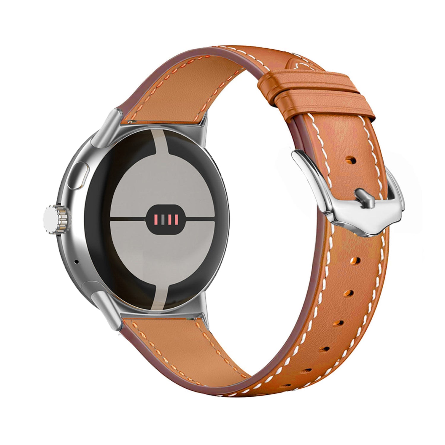 Correa cuero moderna Google Pixel Watch 3 - 45mm (marrón)