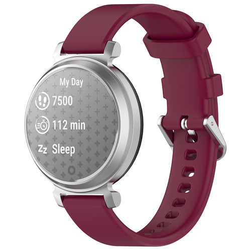 Correa silicona clásica Zenwatch Lily (rojo vino)