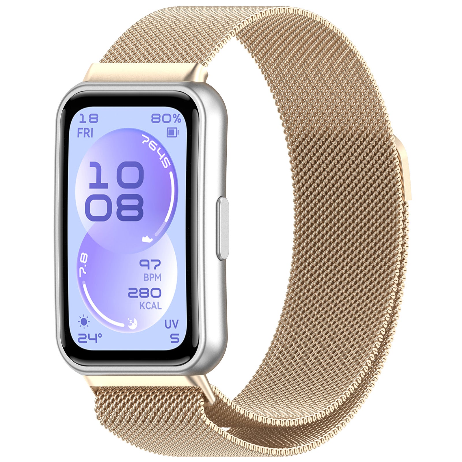 Correa milanesa Huawei Band 11 (champán)