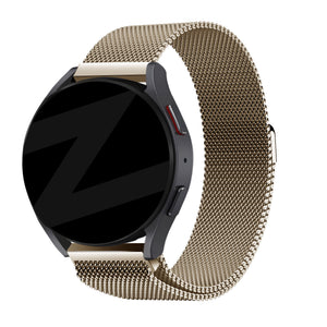 Bandz Correa milanesa Loop Garmin Vivomove Trend (champán dorado)