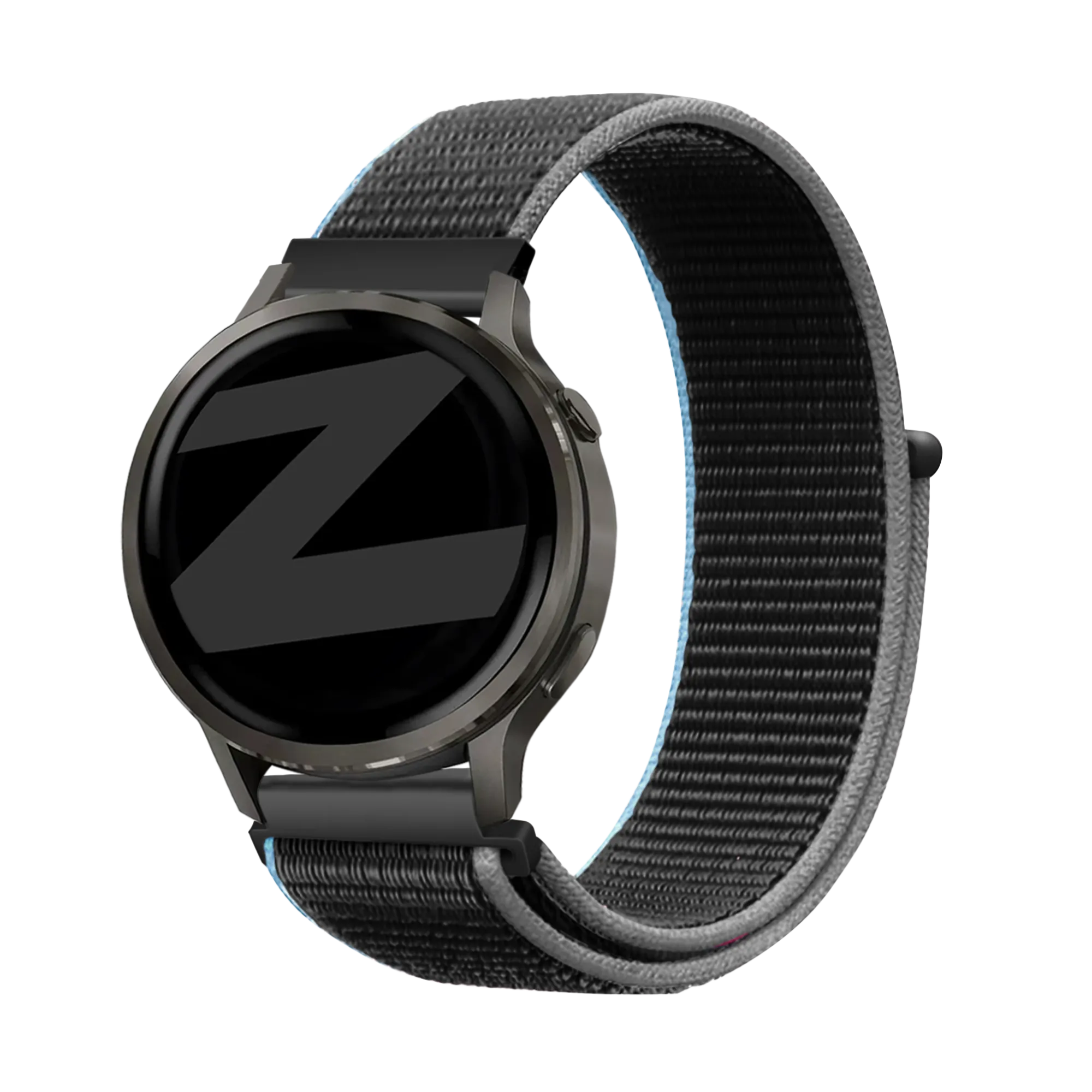 Bandz Garmin Venu 2 Nylon Loop Strap (Charcoal)