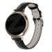 Bandz Correa cuero granulado cocodrilo Zenwatch Lily (negro)